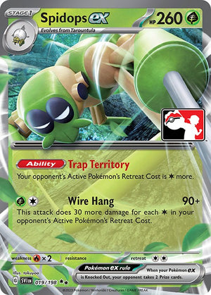 Double Rare Spidops ex - 019/198 [019/198 Lightly Played ]