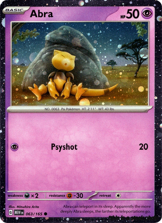 Abra - 063/165 (Cosmos Holo)