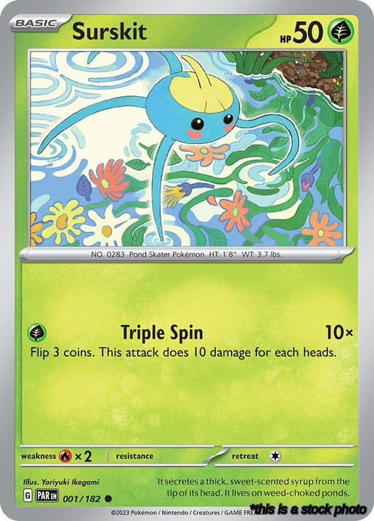 001/182 Surskit Common Normal Lightly Played