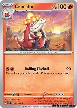 Uncommon Crocalor [024/182 Near Mint ]