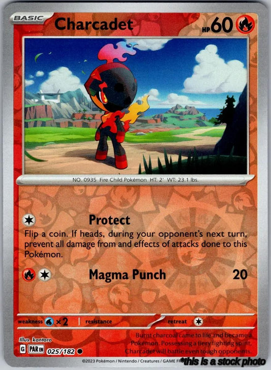 025/182 Charcadet Common Reverse Holofoil Lightly Played