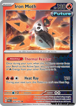 028/182 Iron Moth Rare Holofoil