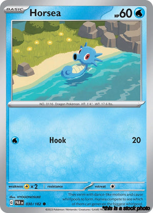 030/182 Horsea Common Reverse Holofoil