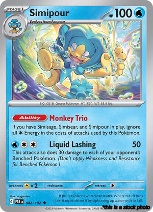 Uncommon Simipour [042/182 Near Mint ]