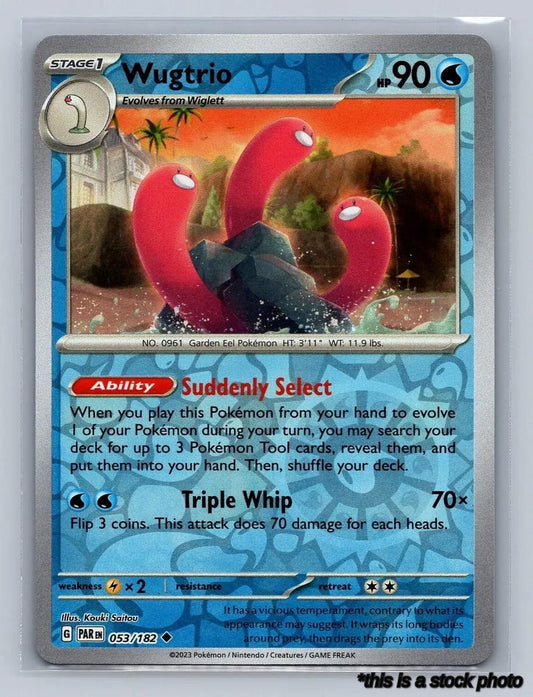 053/182 Wugtrio Uncommon Reverse Holofoil Lightly Played