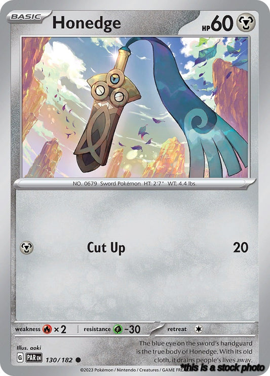 Common Honedge - 130/182 [130/182 Near Mint ]