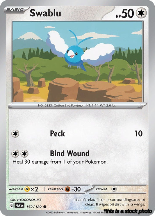 Common Swablu - 152/182 [152/182 Near Mint ]