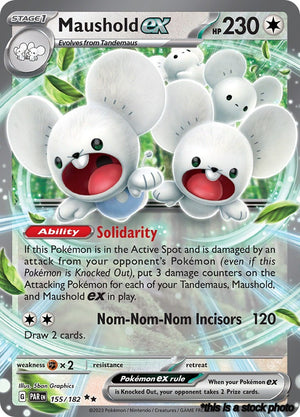 Double Rare Maushold ex [155/182 Near Mint ]