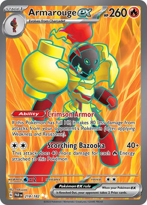 Ultra Rare Armarouge ex - 218/182 [218/182 Near Mint ]