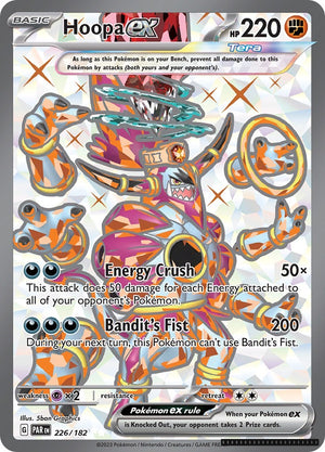 Ultra Rare Hoopa ex - 226/182 [226/182 Lightly Played ]
