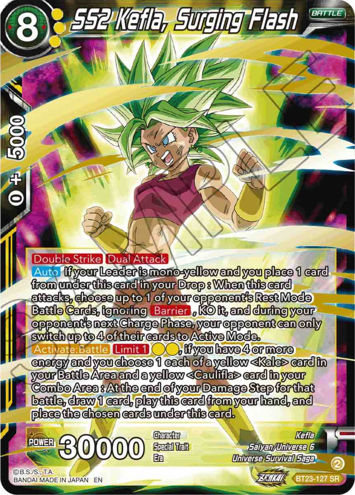 SS2 Kefla, Surging Flash