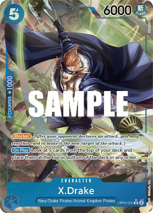 X.Drake (Alternate Art) [OP05-055] Awakening of the New Era