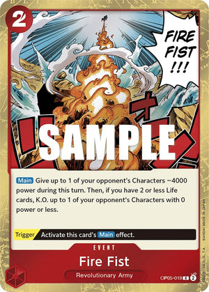 Fire Fist [OP05-019] Awakening of the New Era