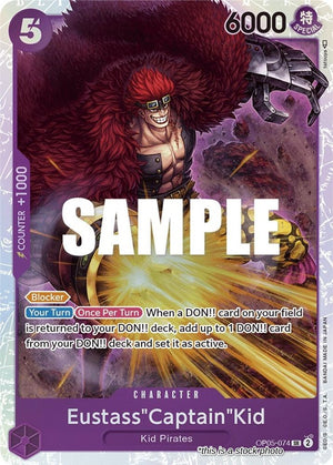 OP05-074 Eustass"Captain"Kid Super Rare