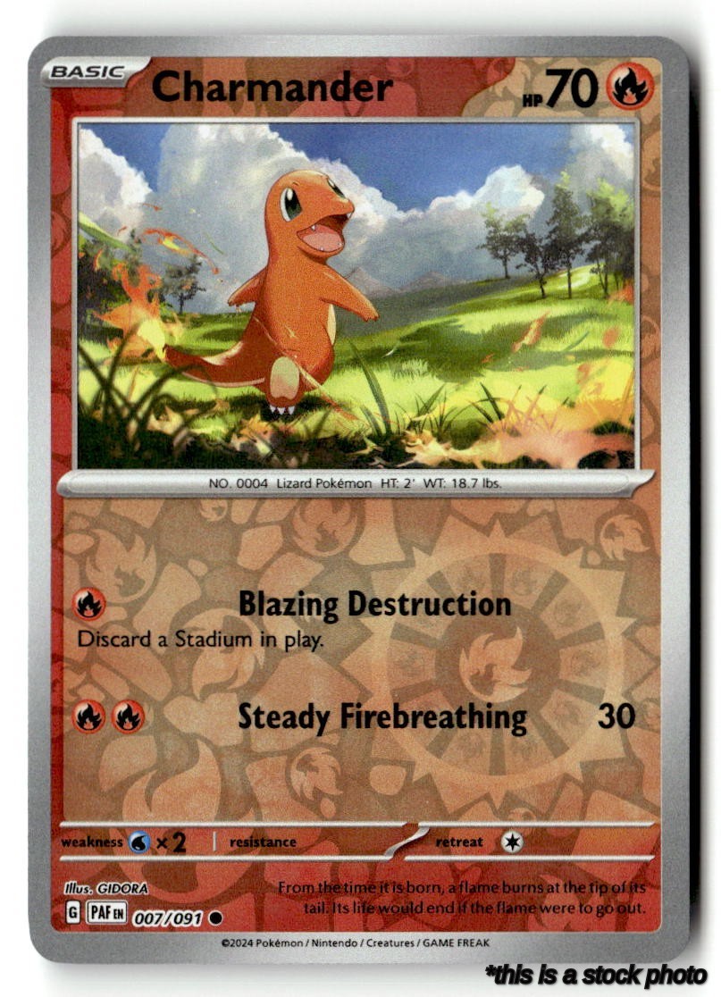 007/091 Charmander Common Reverse Holofoil