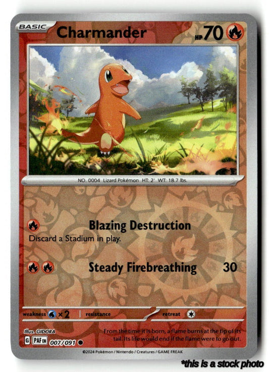 007/091 Charmander Common Reverse Holofoil