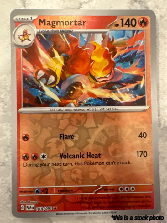 010/091 Magmortar Rare Reverse Holofoil
