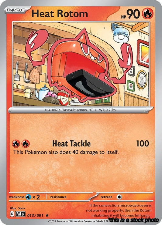 Rare Heat Rotom [013/091 Near Mint ]