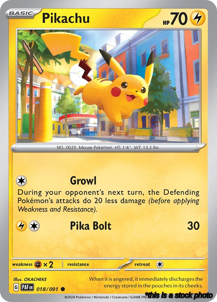 018/091 Pikachu Common Normal