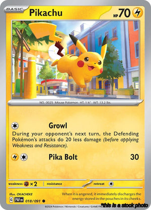 018/091 Pikachu Common Normal