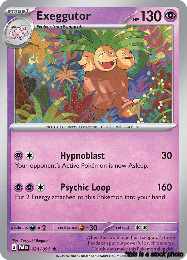 024/091 Exeggutor Rare Holofoil