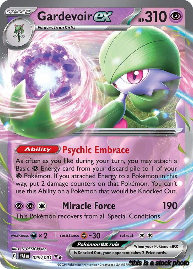 Holofoil Gardevoir ex - 029/091 [029/091 Lightly Played ]