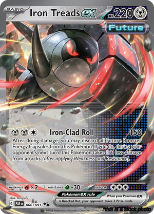 Holofoil Iron Treads ex [066/091 Lightly Played ]