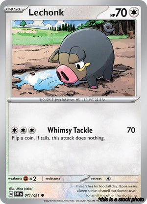 Normal Lechonk - 071/091 [071/091 Near Mint ]