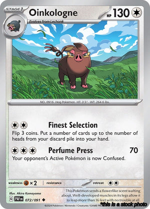 Uncommon Oinkologne [072/091 Near Mint ]