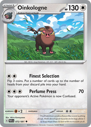 Uncommon Oinkologne [072/091 Near Mint ]