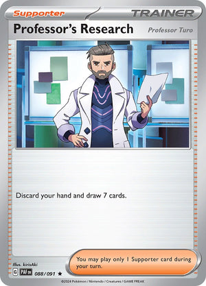 Rare Professor's Research - 088/091 [088/091 Near Mint ]