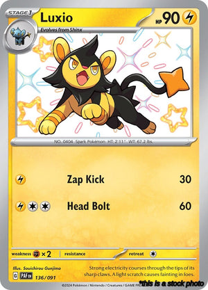 Holofoil Luxio [136/091 Near Mint ]