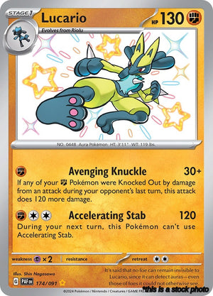 Holofoil Lucario [174/091 Near Mint ]