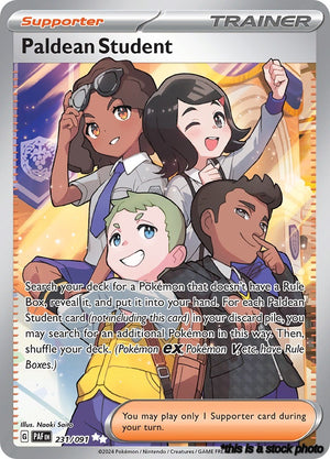 Ultra Rare Paldean Student - 231/091 [231/091 Near Mint ]