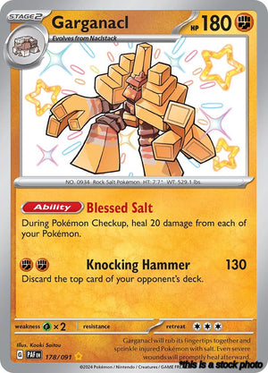 Holofoil Garganacl [178/091 Near Mint ]