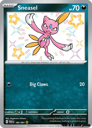 Holofoil Sneasel [182/091 Near Mint ]