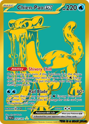 Holofoil Chien-Pao ex [242/091 Near Mint ]