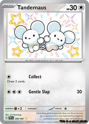 209/091 Tandemaus Shiny Rare Holofoil