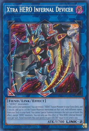 Limited Xtra HERO Infernal Devicer [BLC1-EN009 Near Mint] Secret Rare