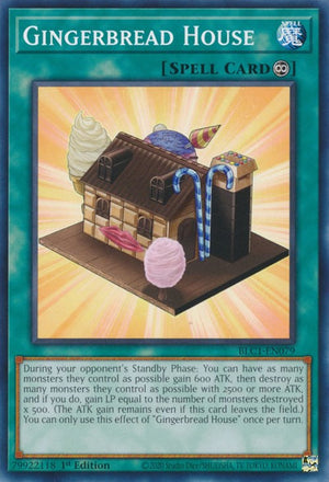 1st Edition Gingerbread House [BLC1-EN079 Lightly Played] Common / Short Print