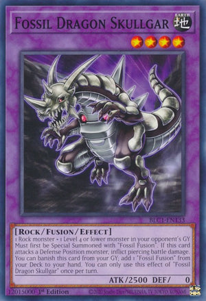 1st Edition Fossil Dragon Skullgar [BLC1-EN133 Lightly Played] Common / Short Print