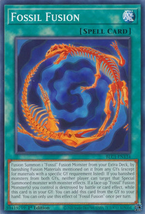 1st Edition Fossil Fusion [BLC1-EN134 Lightly Played] Common / Short Print
