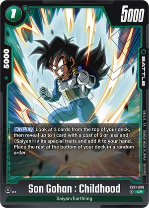 Son Gohan : Childhood - FB01-088 (Tournament Pack 01) [FB01-088]