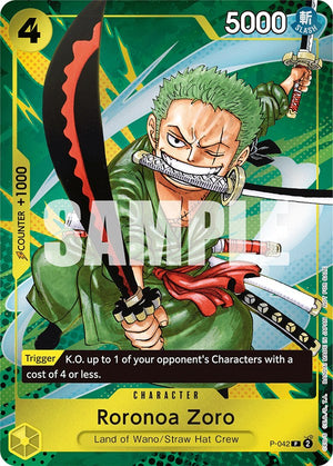 Roronoa Zoro (Event Pack Vol. 3) [P-042] One Piece Promotion Cards