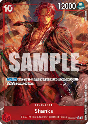 Shanks (Alternate Art) [OP06-007] Wings of the Captain