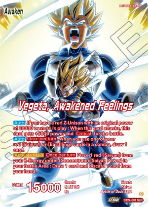 Vegeta // Vegeta, Awakened Feelings (SLR) [BT24-001]