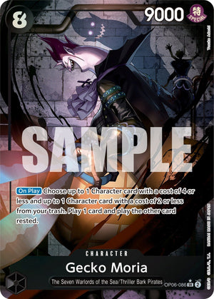 Gecko Moria (086) (Alternate Art) [OP06-086] Wings of the Captain