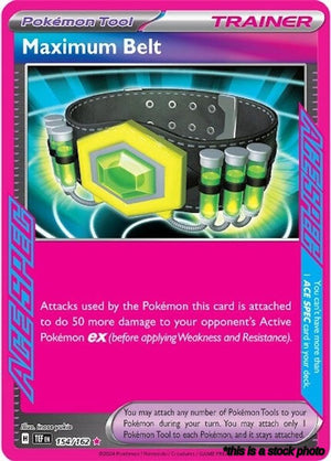 154/162 Maximum Belt ACE SPEC Rare Holofoil