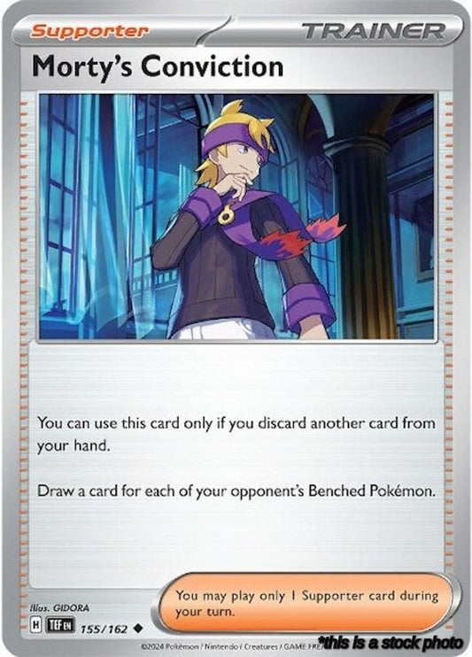 Normal Morty's Conviction - 155/162 [155/162 Near Mint ]