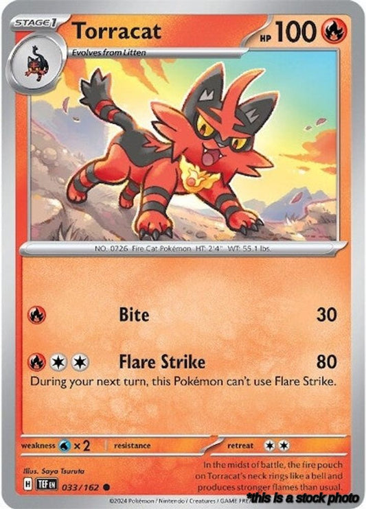 Common Torracat [033/162 Lightly Played ]